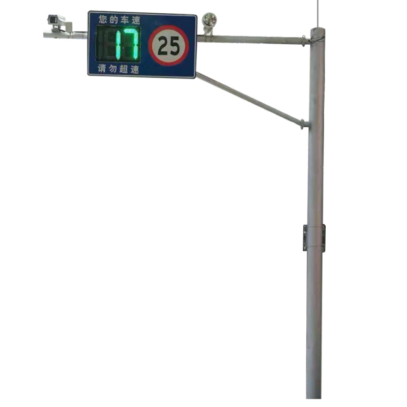 Real time display of solar vehicle recognition radar speed feedback 188 screens